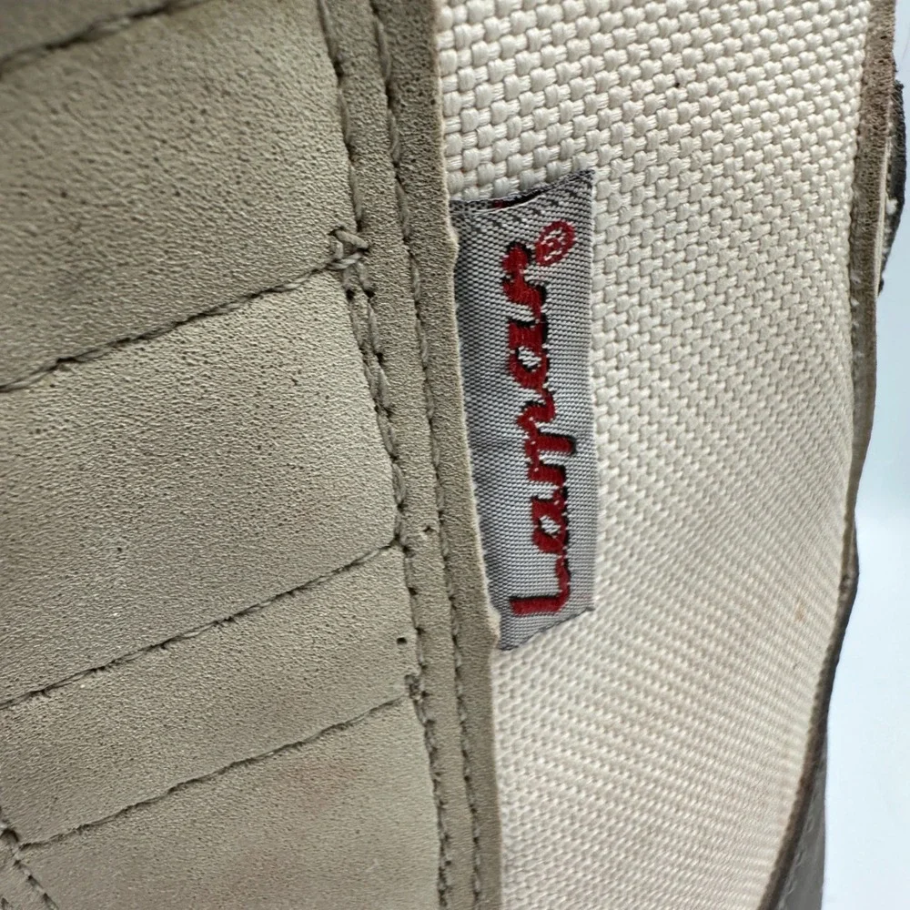 Lamar Retro Snowboard Boots Universe Adult W10 M8.5 Tan Gray Lace‎ Up Strap Vtg
